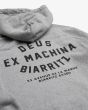 Sudadera con capucha Deus Ex Machina Biarritz Address Gris para hombre estampado posterior