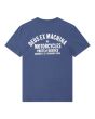 Camiseta Deus Ex Machina Harajuku Address Mechanic Blue para hombre vista trasera