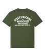 Camiseta Deus Ex Machina Venice Address Pine Green para hombre vista trasera