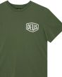 Camiseta Deus Ex Machina Venice Address Pine Green para hombre logo escudo