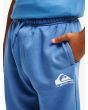 Niño con bermudas de felpa Quiksilver Youth Easy Day Jogger Short azul riviera cintura elástica