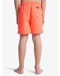Niño con Bañador Quiksilver Everyday Solid Volley Youth 14'' Fiery Coral posterior