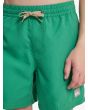 Niño con bañador Quiksilver Everyday Solid Volley 14 Verde Leprechaun cintura elástica