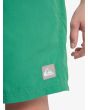 Niño con bañador Quiksilver Everyday Solid Volley 14 Verde Leprechaun logo