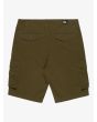 Pantalón corto Quiksilver Crucial Battle Cargo verde Grape Leaf para hombre posterior