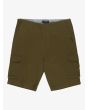 Pantalón corto Quiksilver Crucial Battle Cargo verde Grape Leaf para hombre