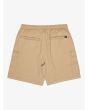 Short cargo elástico Quiksilver Taxer 19in Beige para hombre posterior