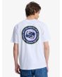 Hombre con camiseta Quiksilver EV Duality blanca