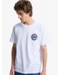 Hombre con camiseta Quiksilver EV Duality blanca frontal