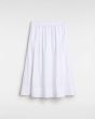 Falda Larga Vans Francesca Blanca para mujer