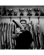 Quillas FCS II Mick Fanning Pro Performance Glass Tri Fins Large – Black/Acid lifestyle