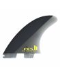 Quillas FCS II Mick Fanning Pro Tri Fins Medium – Performance Glass color Black/Acid