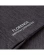 Florence Marine X polo técnico Airtex gris carbón jaspeado para hombre serigrafía reflectante