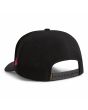 Gorra Florence Marine X Performance Airtex Negra cierre posterior ajustable a presión