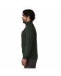 Hombre con chaqueta técnica de forro polar Patagonia Air Fleece Jacket Verde lateral
