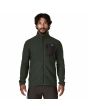 Hombre con chaqueta técnica de forro polar Patagonia Air Fleece Jacket Verde