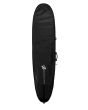 Funda de surf doble Creatures Longboard Double DT2.0 9'6 Negro-Plateado cerrada