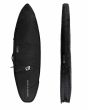 Funda Creatures Shortboard Double DT2.0 6'3 Black/Silver acolchada para dos tablas