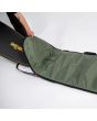 Funda surf FCS Classic Longboard 10’0 Verde Alpine apertura