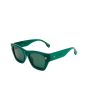 Vista lateral Gafas de sol I-SEA Ivy Kale/Green Polarized con montura verde y lentes verdes para mujer