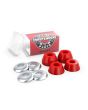 Pack 4 Gomas para eje de Skate Independent Standard Conical Cushions Soft 88A Rojas