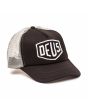 Gorra estilo camionero Deus Ex Machina Baylands Trucker negra y gris para hombre 