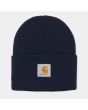 Gorro Carhartt WIP Acrylic Watch azul marino 