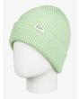 Gorro de punto Roxy Island Fox Verde para mujer frontal
