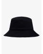 Gorro de pescador Roxy Jasmine Paradise reversible negro antracita posterior