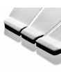 Grip para tablas de surf Dreded Micro Texture Tail Pad 3PC en color blanco agarre