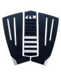 Grip para tablas de Surf Jam Traction Flashback 3 piezas en color negro con detalles en blanco