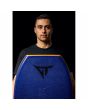 Daniel Fonseca con Tabla de Bodyboard GT Boards Daniel Fonseca Retro Azul Marino-Blanco logo nose