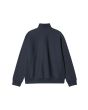 Sudadera Carhartt WIP American Script Half Zip Deep Night para hombre posterior