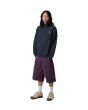 Hombre con sudadera de media cremallera Carhartt WIP Half Zip American Script Azul Marino ajuste holgado