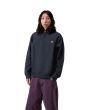 Hombre con sudadera de media cremallera Carhartt WIP Half Zip American Script Azul Marino