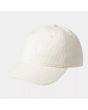 Gorra de pana Carhartt WIP Harlem Cap color blanco cera Unisex