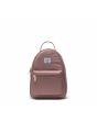 Mochila Herschel Nova Mini en color rosa Ash Rose con bolsillo delantero y logo bordado
