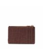 Tarjetero marrón jaspeado Herschel Oscar Cardholder Wallet con cremallera ranuras