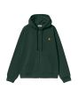 Sudadera Carhartt WIP Hooded American Script Jacket Conifer para  hombre