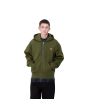 Hombre con Chaqueta tipo Sudadera Carhartt WIP Hooded American Script Jacket Tarragon Verde bolsillos