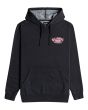 Sudadera con capucha Billabong Born in 73 negra para hombre 