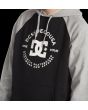 Hombre con sudadera de capucha DC Shoes DC Star Pilot negra y gris logo