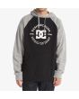 Hombre con sudadera de capucha DC Shoes DC Star Pilot negra y gris 