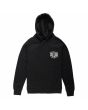 Sudadera con capucha Deus Ex Machina Milano Address Negra para hombre frontal