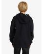 Niño con Sudadera de capucha Quiksilver Checkers Youth Negra espalda