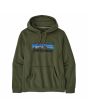 Sudadera con capucha Patagonia P-6 Logo Uprisal Verde Pino Unisex