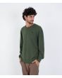 Hombre con jersey de punto Hurley Icon Light Verde Cargo lateral 