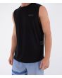 Hombre con Camiseta sin mangas Hurley Muscle Tank negra izquierda