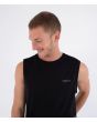 Hombre con Camiseta sin mangas Hurley Muscle Tank negra serigrafía pecho