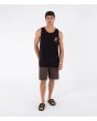 Hombre con camiseta de tirantes Hurley Tank Printing Press Flamingue Negra regular fit